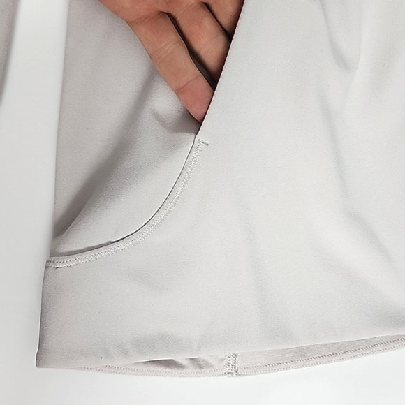 Lululemon Every Journey Hooded Zip Up Jacket Stone WhiteThumbholes Size 8 - Picture 7 of 13